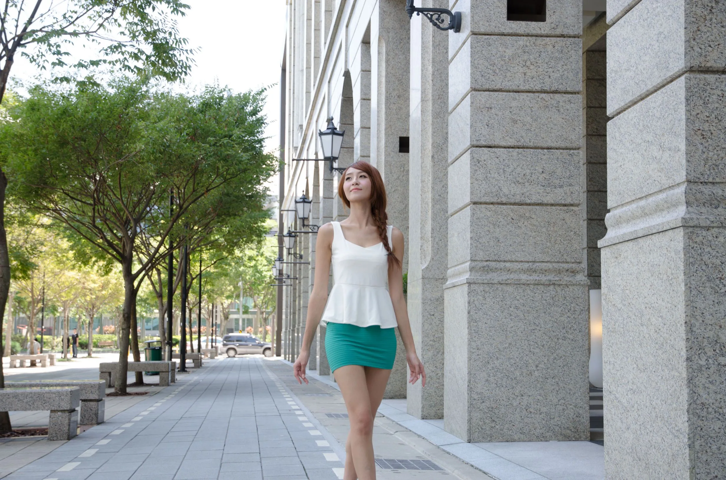 [Buổi chụp ảnh ngoài trời của Beautyleg] Winnie Xiaoxue - Bộ ảnh Ultra HD tại khu mua sắm Xinyi - 14