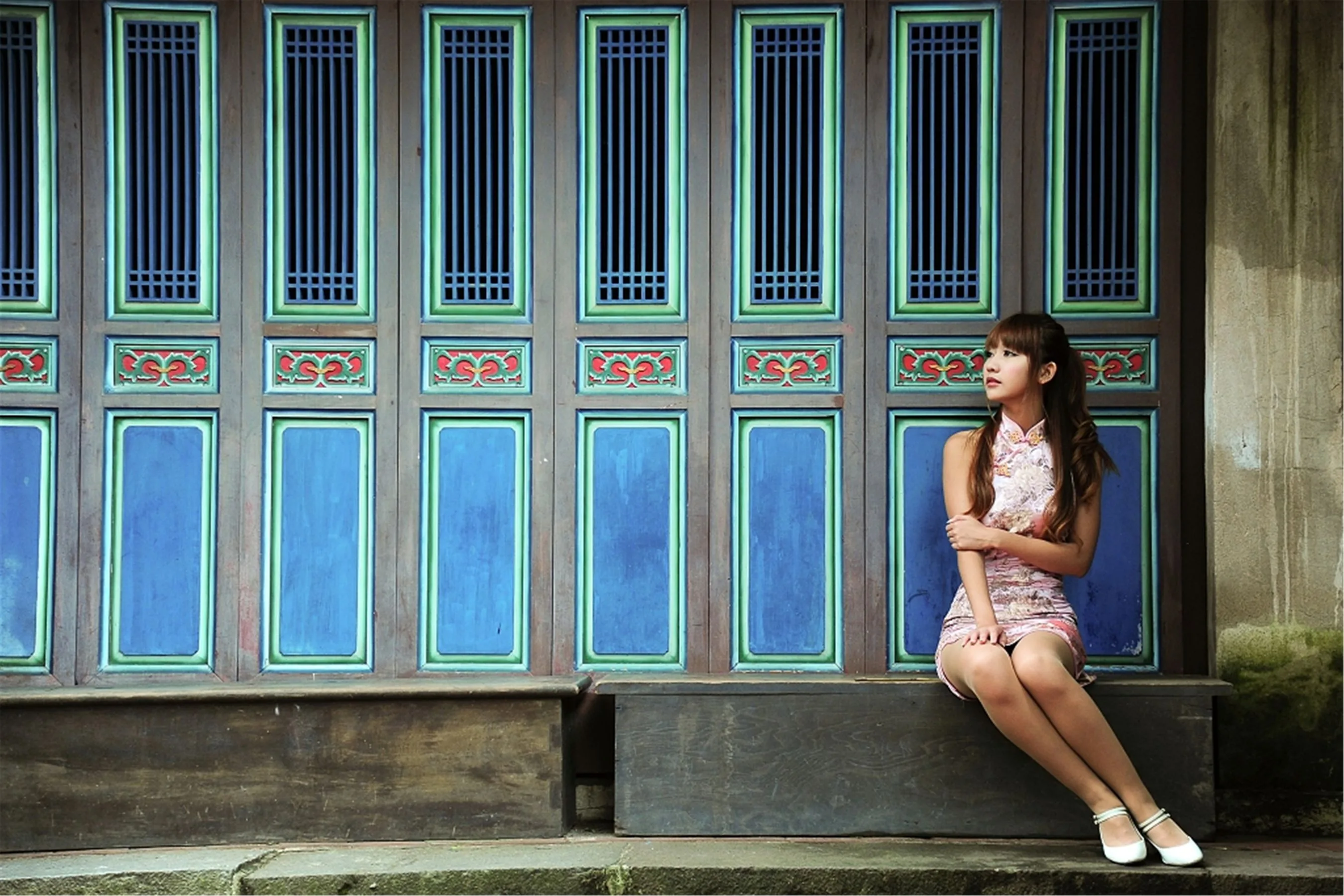 [Vẻ đẹp áo sườn xám] Người đẹp Đài Loan Tangtang - Buổi chụp ảnh ngoại cảnh với áo sườn xám tại Vườn họ Lin. - 4