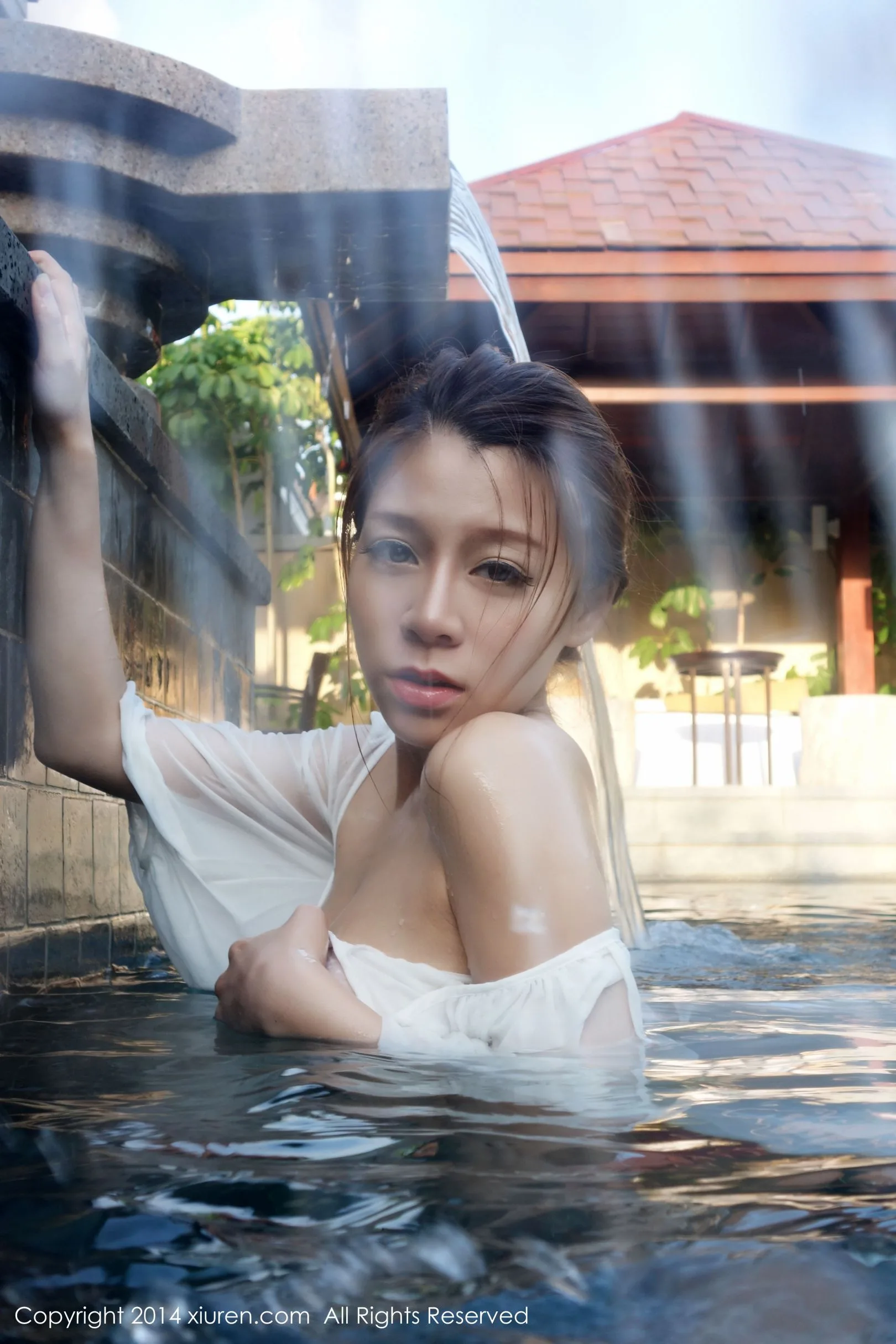 [XIUREN秀人网] cỏ vetiver嘉宝贝儿 - Bộ ảnh Tam Á - 2