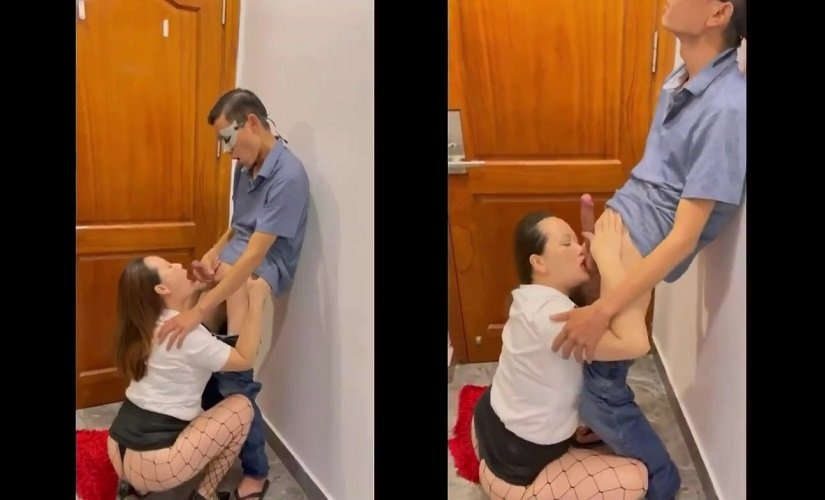 Clip: Vừa vào đến cửa phòng chị Ngọc Lan đã đè ra bú mút điện dại - Clip Hot Việt