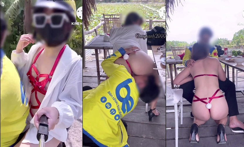 Clip: Myhanh2000 gạ tình anh xe ôm trong chòi lá - Clip Hot Việt