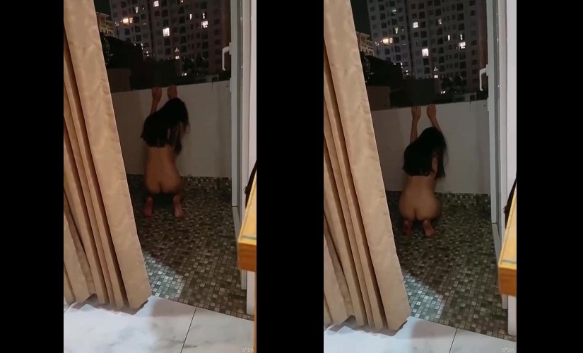 Clip: Móc sướng quá em sinh viên quằn quại ngoại ban công chung cư - Clip Hot Việt