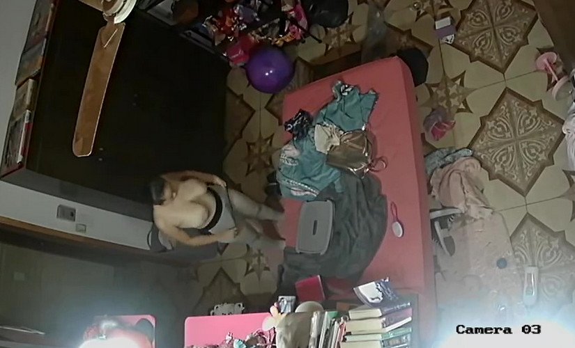 Hack camera phòng ngủ chị gái ngực cực khủng - Clip Hot Việt