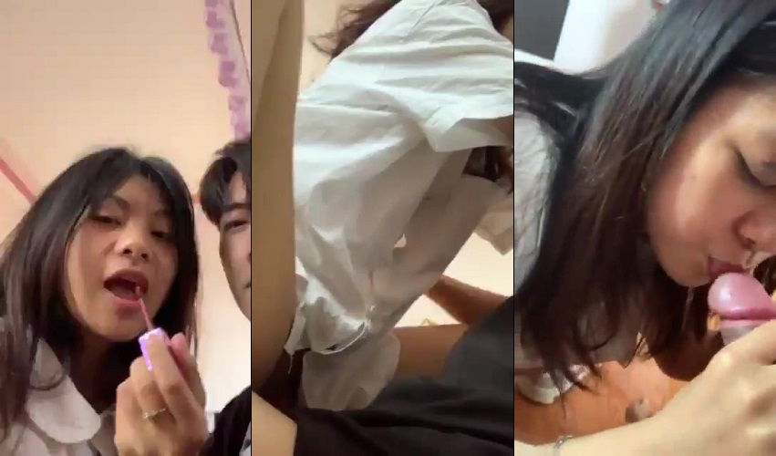 Clip: Múi mít nữ sinh vừa tô son vừa cưỡi ngựa bướm khít làm thanh niên không chịu được 1 phút - Clip Hot Việt